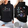 Solo Leveling Chibi Graphic Hoodie Double-sided, Anime Manga Graphic Pullover Hoodie Cotton T-Shirts, Sweatshirt