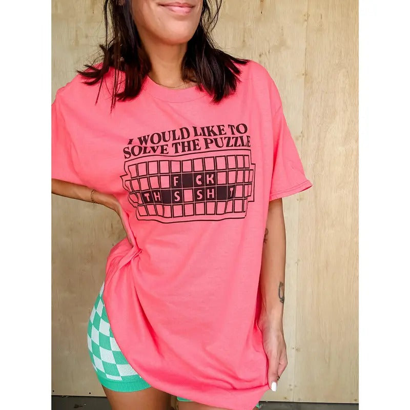 Solve The Puzzle Graphic Tee Hoodie, Sweatshirt | GrindPrints.com