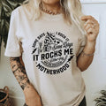 Some Days I Rock It Some Days It Rocks Me Motherhood Casual Cotton Short sleeve T-Shirt. A Perfect Mother's Day Gift...