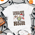 Some Horror in this house Shirt, Hallowen Shirt,  Cute Fall Shirt, Spooky Seasonstyle{n002}3 Hoodie, Sweatshirt