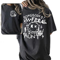 Somebody's Feral Aunt Shirt, Auntie Shirt, Aunt Life T Shirt, Sarcastic Auient T Shirt, Mothers Day Gift Ideas, Unisex...