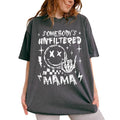 Somebody's Unfiltered Mama Shirt, Unfiltered Mom Tee, Sarcastic Mom Graphic Printed Tee, Funny Mommy Unhinged Shirt,...