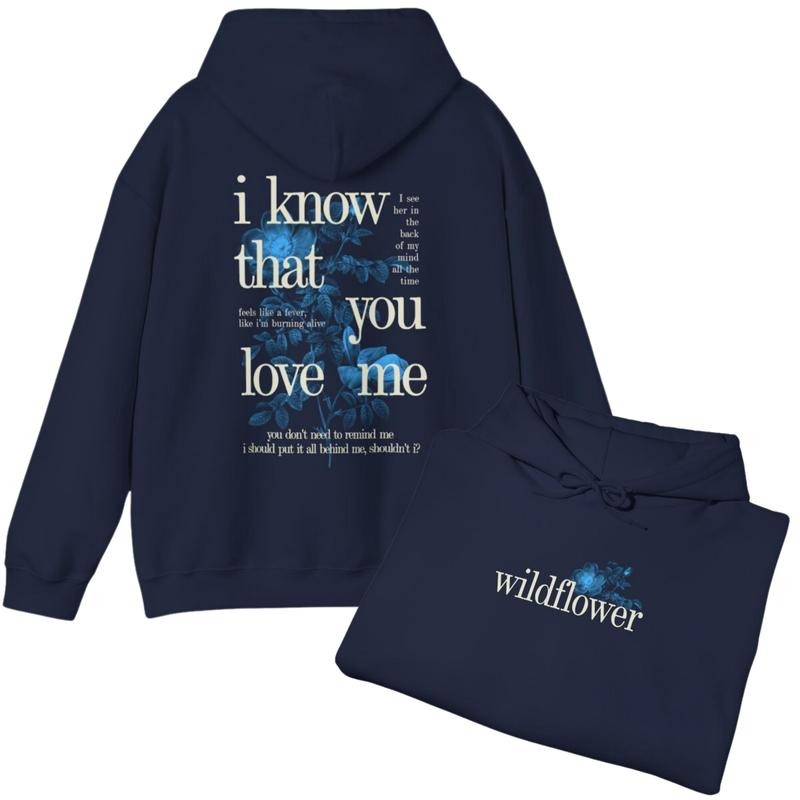 Song Inspired 2-sided Hoodie, Fan Art Hoodie, Concert Outift Fabric Menswear T-Shirts, Sweatshirt | GrindPrints.com