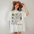 Song Lyrics Collage with Christmas Symbols & Lyrics | Cozy Swiftie Fall Apparel, Gift for swiftie T-Shirts, Hoodie,...