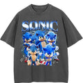 Sonik The Hedge Hog Comfort Colors Unisex Tshirt For Men- For Women, Y2K 90s Retro Celebrity Crush Movies Bootleg Tshirt,...