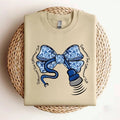 Sonographer Toile Bow Sweatshirt, Stethoscope Bow Shirt, Ultrasound Tech Shirt, Coquette Sonography Tee, Coworker Gift...