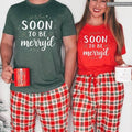 Soon To Be Merry'd Christmas Shirt, Sweater, Hoodie, Engaged Couple Christmas tee, Christmas Couple Bride Matching Shirt...