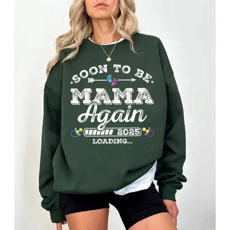 Soon Be Mommy 2025 Loading Mommy Pregnancy Shirt Shirt New Parents Shirt Pregnancy Announcement Shirtstyle{N002}2 T-Shirts, Hoodie, Sweatshirt