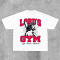 Sopula Casual Jesus God Gospel Sports Letters - Lord's Gym - Printed Pattern Cotton T-Shirt Hoodie, Sweatshirt