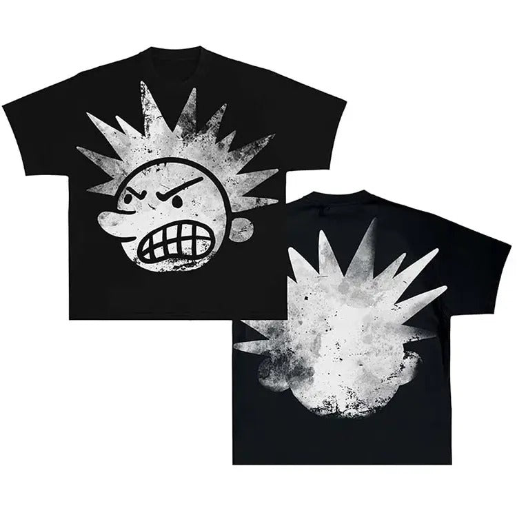 Sopula Casual The Brain Explodes Print Short Sleeve T-Shirt Hoodie, Sweatshirt | GrindPrints.com