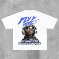 Sopula Fly By Choice Graphic Print Cotton T-Shirt Hoodie, Sweatshirt | GrindPrints.com