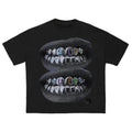 Sopula Loose Lip Print Graphic Cotton T-Shirt Hoodie, Sweatshirt | GrindPrints.com