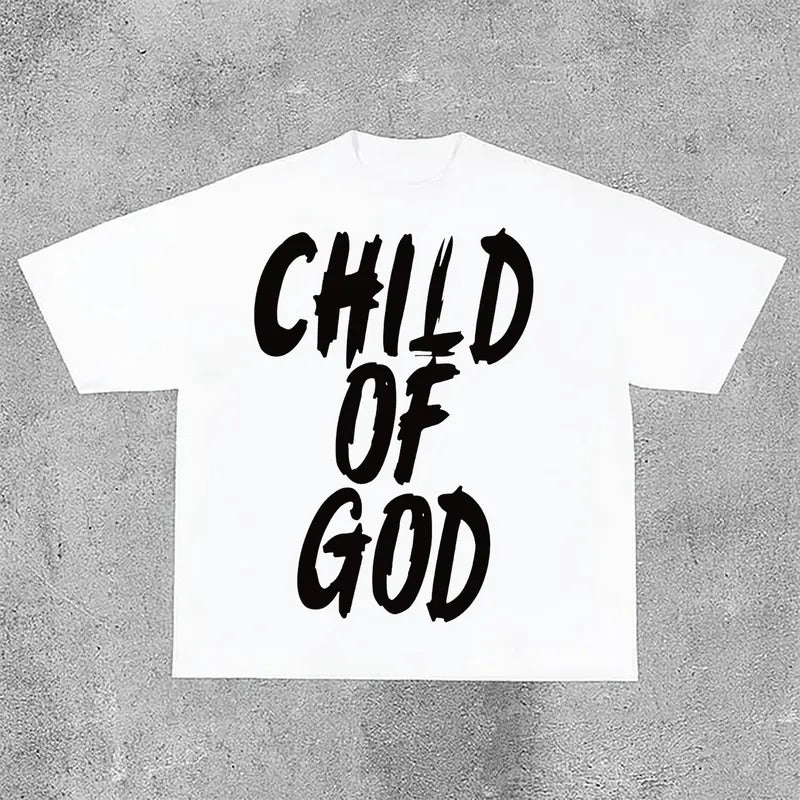 Sopula Men's Child Of God Print Cotton Short Sleeve T-Shirt Hoodie, Sweatshirt | GrindPrints.com