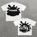 Sopula Pleasure Emotion Big Face Graphic Graphic Cotton T-Shirt Hoodie, Sweatshirt | GrindPrints.com