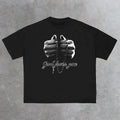 Sopula Praying Hands Graphic God Loves You Print Cotton Casual T-Shirt Hoodie, Sweatshirt | GrindPrints.com