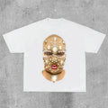 Sopula Vintage Cool Girl Fearless Graphic Print Acid Washed T-Shirt Hoodie, Sweatshirt | GrindPrints.com