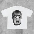 Sopula Vintage Horrified Boy Graphic Cotton T-Shirt Hoodie, Sweatshirt | GrindPrints.com