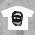 Sopula Vintage Peace Multi-element Graphic Casual Street Basketball T-Shirt Hoodie, Sweatshirt | GrindPrints.com