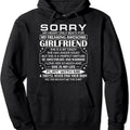 Sorry My Heart Only Beats for My Freaking Awesome Girlfriend Pullover Hoodie | Unisex Hooded Sweatshirt T-Shirts