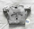 Sorry for having great tits and correct opinions - Unisex Sweatshirt Hoodie, T-shirt and sweater | GrindPrints.com
