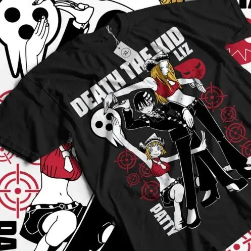 Soul Eater T-Shirt Death the Kid Japanese Anime Black Star Gift Shirt All Size Hoodie, Sweatshirt | GrindPrints.com
