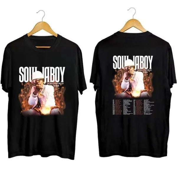 Soulja Boy Rapper World Tour 2023 Short-Sleeve T-Shirt Hoodie, Sweatshirt | GrindPrints.com