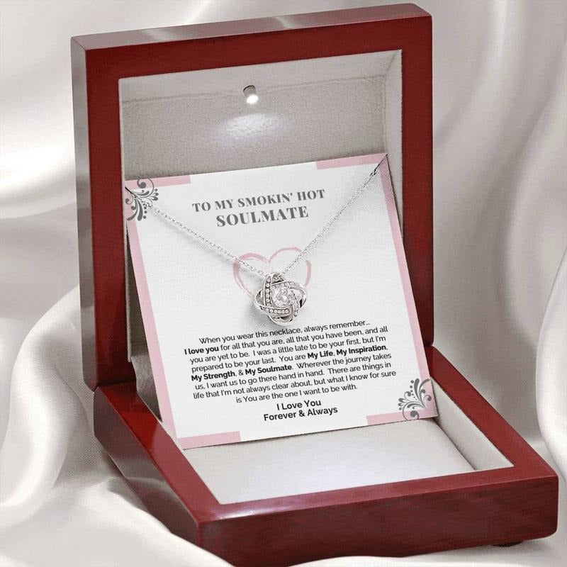 Soulmate Necklace Gift For Her, To My Soulmate Necklace, Soulmate Gift, Love Necklace Gifts For Her, Soulmate Jewelry,...