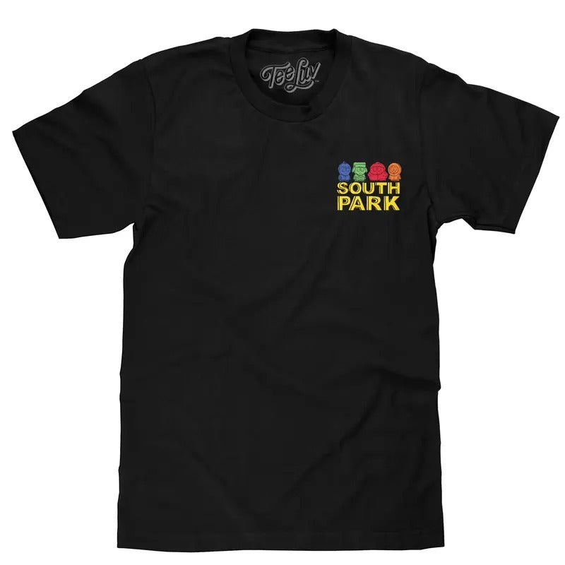 South Park Character T-Shirt - Black Hoodie, Sweatshirt | GrindPrints.com