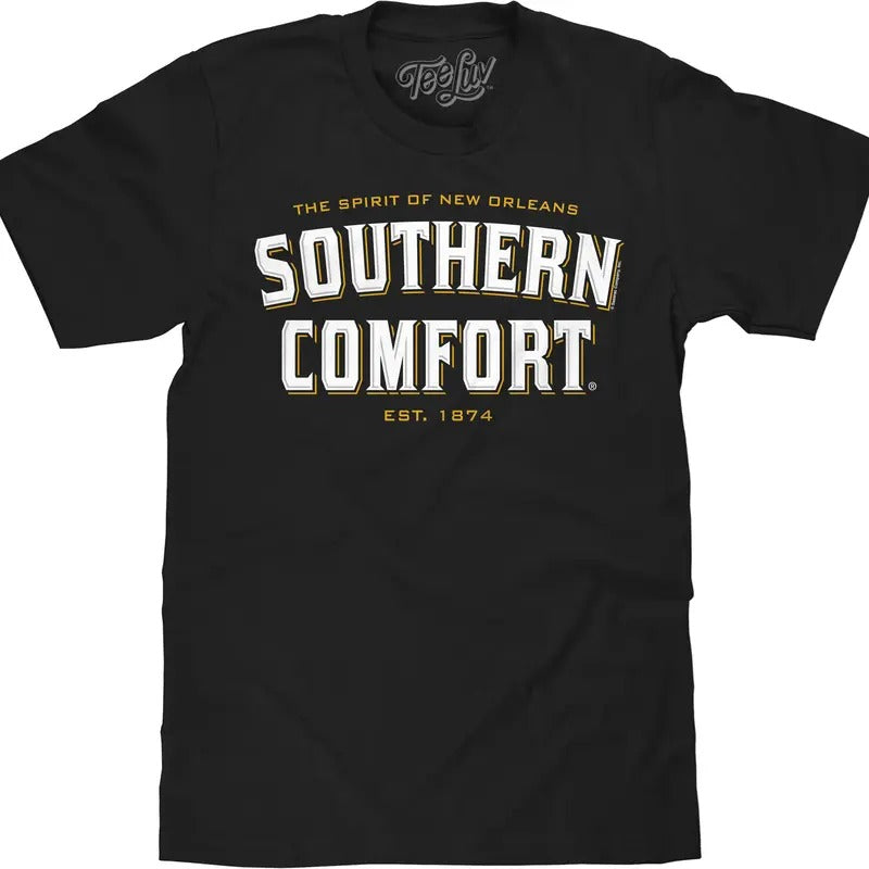 Southern Comfort SOCO Whiskey Logo T-Shirt- Black Hoodie, Sweatshirt | GrindPrints.com