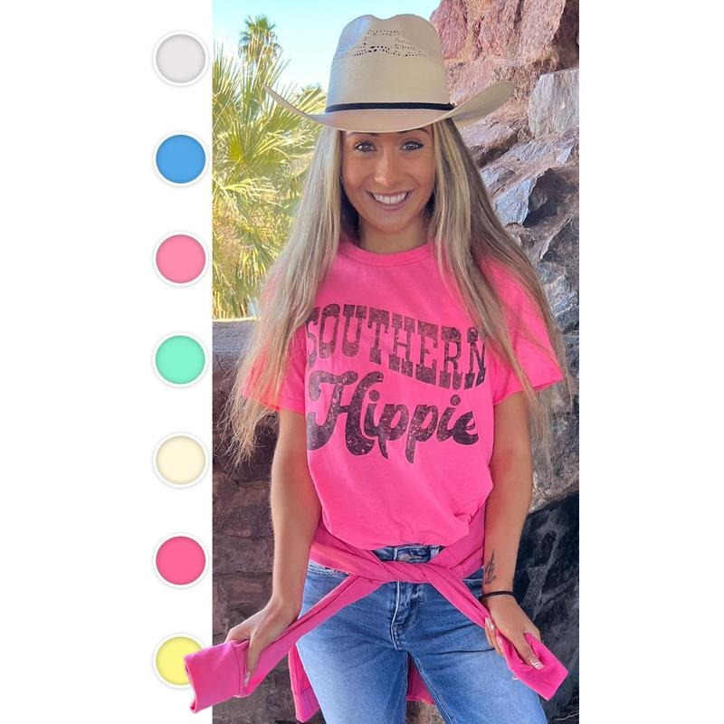 Southern Hippie Graphic T-Shirt Hoodie, Sweatshirt | GrindPrints.com