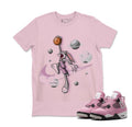 Space Bunny Match AJ 4 Orchid Neutral Sneakers Outfits Streetwear Y2k Cotton T-Shirts, Hoodie, Sweatshirt