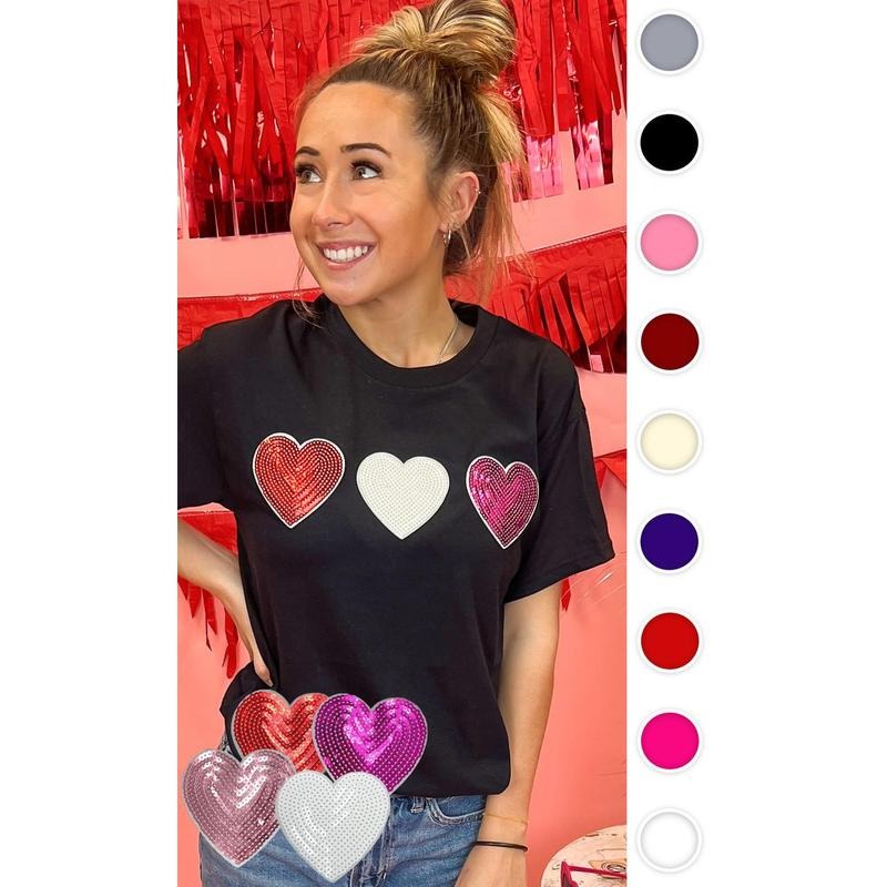 Sparkle Heart T-Shirt Hoodie, Sweatshirt | GrindPrints.com
