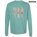 Sparkle Nutcracker Trio Long Sleeve Comfort Colors T-Shirt 'NLB' Hoodie, Sweatshirt | GrindPrints.com