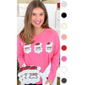 Sparkle Santa Boyfriend Long Sleeve - Festive Sequin Vibes #SparkleSanta #LongSleeveTee #ChristmasGlow T-Shirts, Hoodie,...