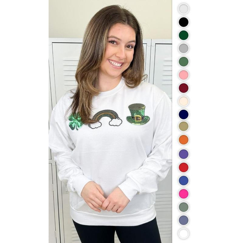 Sparkle St. Patrick’s Sweatshirt T-Shirts, Hoodie | GrindPrints.com
