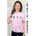 Sparkle Trendy Bunnies Adult T-Shirt Hoodie, Sweatshirt | GrindPrints.com