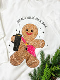 Sparkly Gingerbread Graphic Top T-Shirts, Hoodie, Sweatshirt | GrindPrints.com