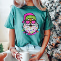 Sparkly Santa tshirt Hoodie, Sweatshirt | GrindPrints.com