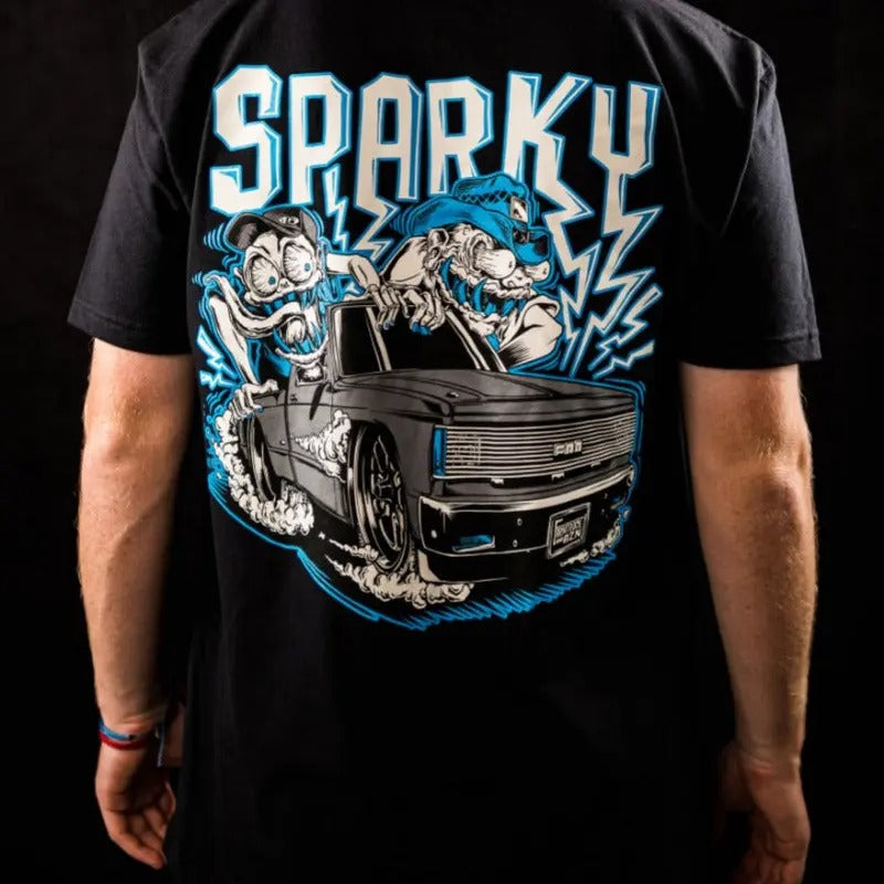 Sparky Electric Truck - T-shirt vintage  shirts Crewneck Cotton Hoodie, Sweatshirt | GrindPrints.com