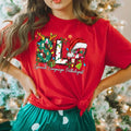 Speech Language Theraphy T-shirt, Christmas SLP Shirt, Speech Therapy Shirt, Christmas Speech Pathologist Shirt,...