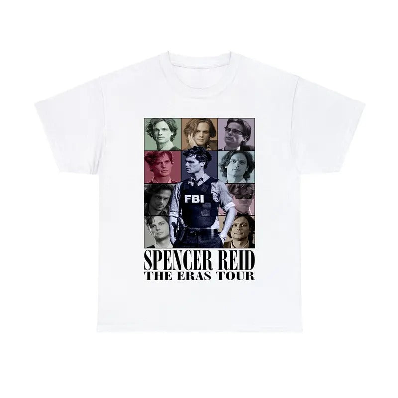 Spencer Reid Character Inspired T-Shirt Crime Show Fan Gift Unisex Graphic Tee Quote Top Hoodie, Sweatshirt | GrindPrints.com
