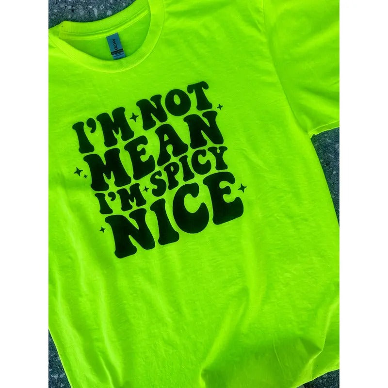 Spicy Nice Graphic Tee Hoodie, Sweatshirt | GrindPrints.com