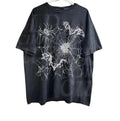 Spider Web Bat Vintage Y2k T-Shirt, Retro Horror 90s Style Bat T-Shirt, Washed Retro Gothic Shirt, Funny Tee, Adult...