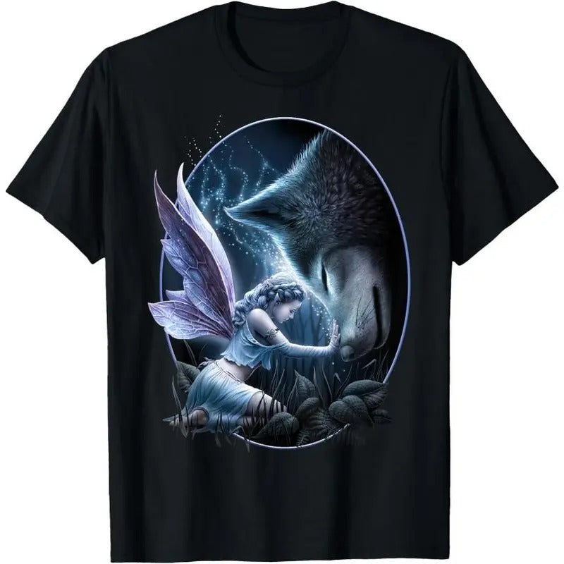 Spiral Original Sacred Bond Fairy Wolf Made USA T-Shirts, Hoodie, Sweatshirt