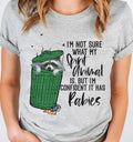 Spirit Animal Has Rabies Raccoon DTF Transfers - THIS IS NOT A SHIRT Hoodie, Sweatshirt | GrindPrints.com