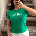 Split G Baby Funny St Patricks Day Shirt Y2K Lucky Shirt Her St Paddys Day Shirt Lucky Irish Dark Beer Day Drinking T-Shirts, Hoodie, Sweatshirt