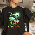 SpongeBob The Hash Slinging Slasher Spooky Funny Tee T-Shirt Hoodie, Sweatshirt | GrindPrints.com