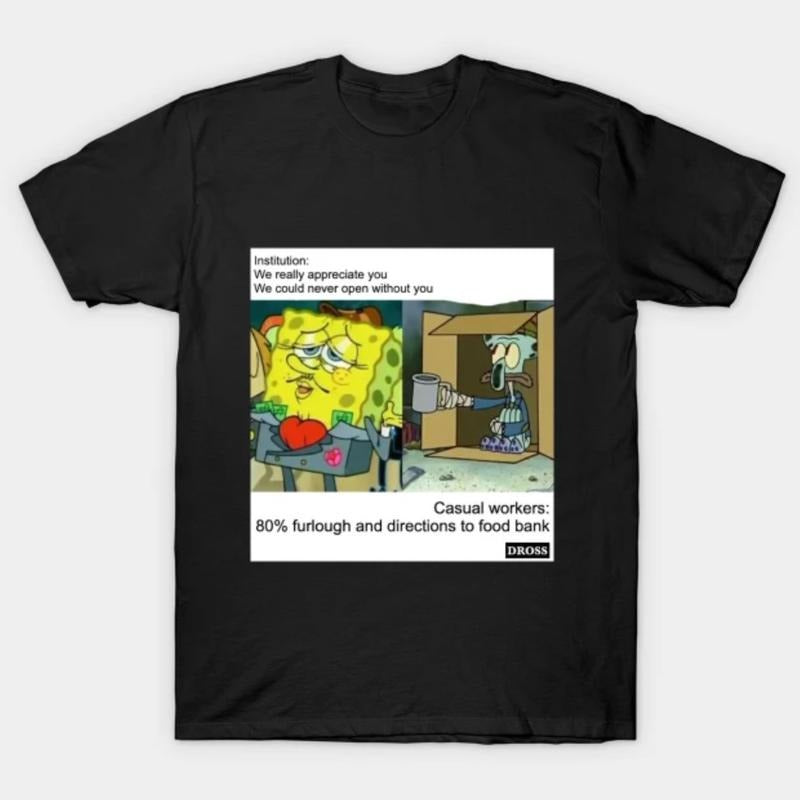 Spongebob Meme Wanted T-Shirt, Cartoon Funny, Gift For Men & Women Hoodie, Sweatshirt | GrindPrints.com