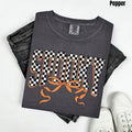 Spooky Black Checkered Comfort Colors T-Shirt 'NLB' Hoodie, Sweatshirt | GrindPrints.com