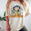 Spooky Coraline Doll Sweatshirt, Funny circus Corr.aa.lineee sweatshirt,  Spooky movie Hoodie, Doll TShirt, Movie Retro...